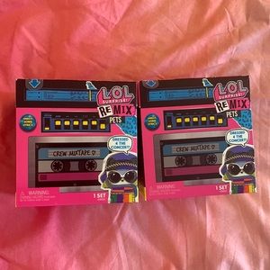 LOL Remix Pets set of two girls toys doll